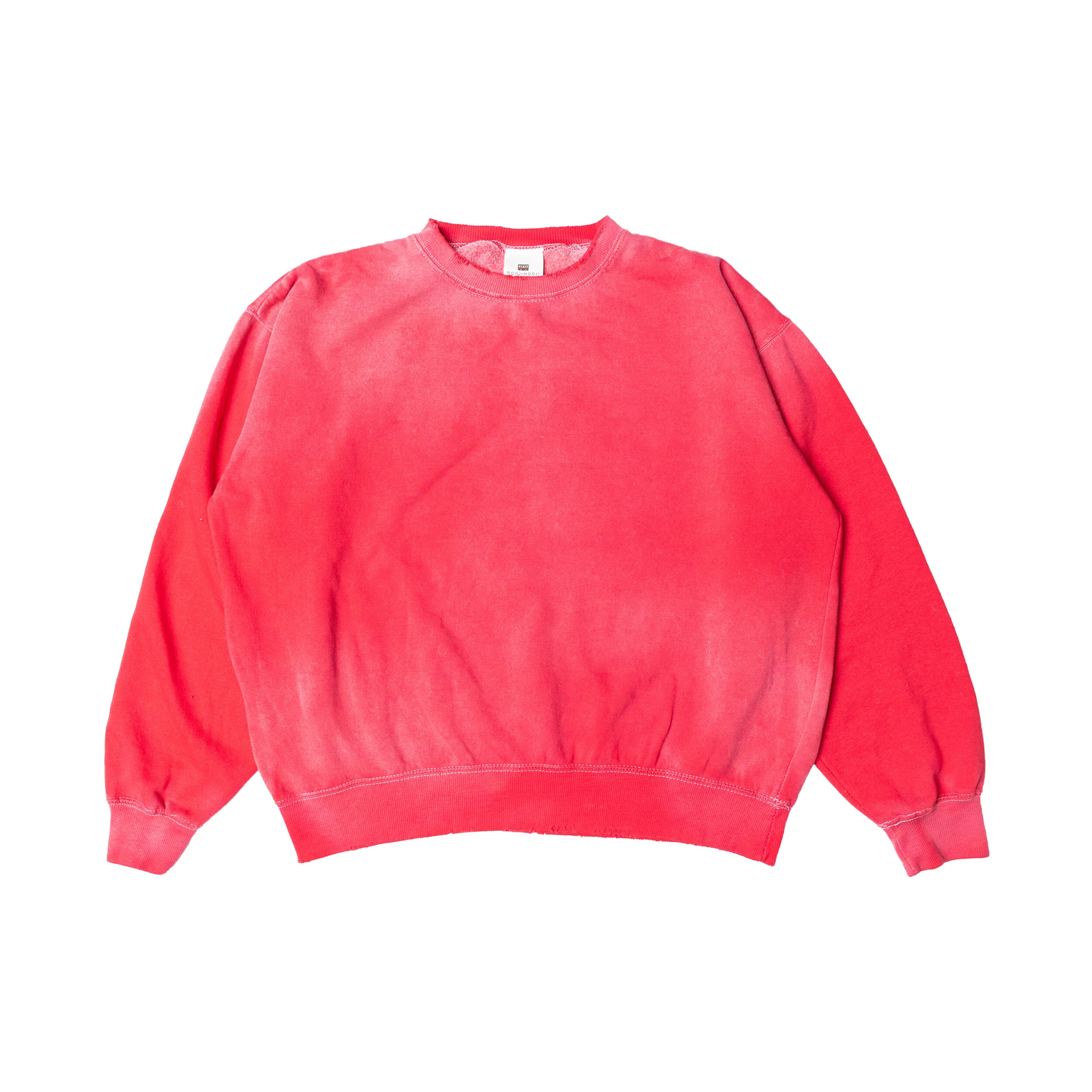 CLASSIC CREW NECK SWEATER / AGED RED — MOOJIMOOJI
